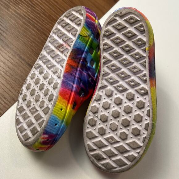 VANS Toddler Tie Dye Waterproof Slip-On Shoes Size 8 c - Picture 4 of 5